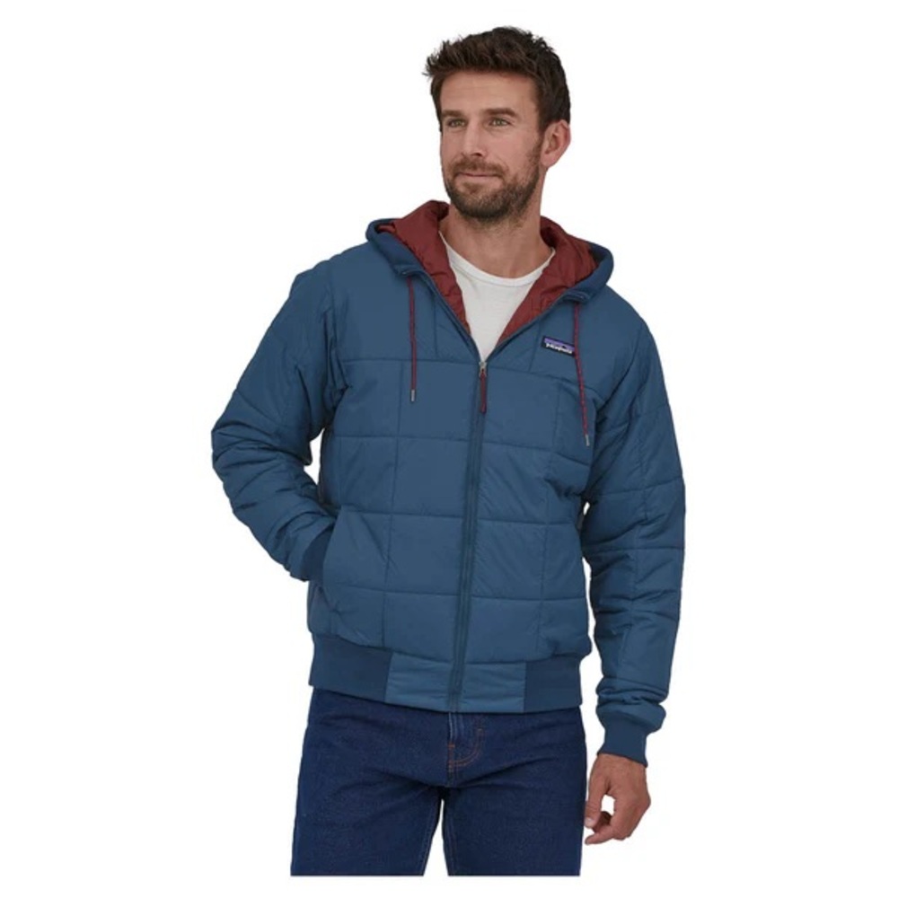 Patagonia Men's Box Quilted Hoody Jacket Size Medium